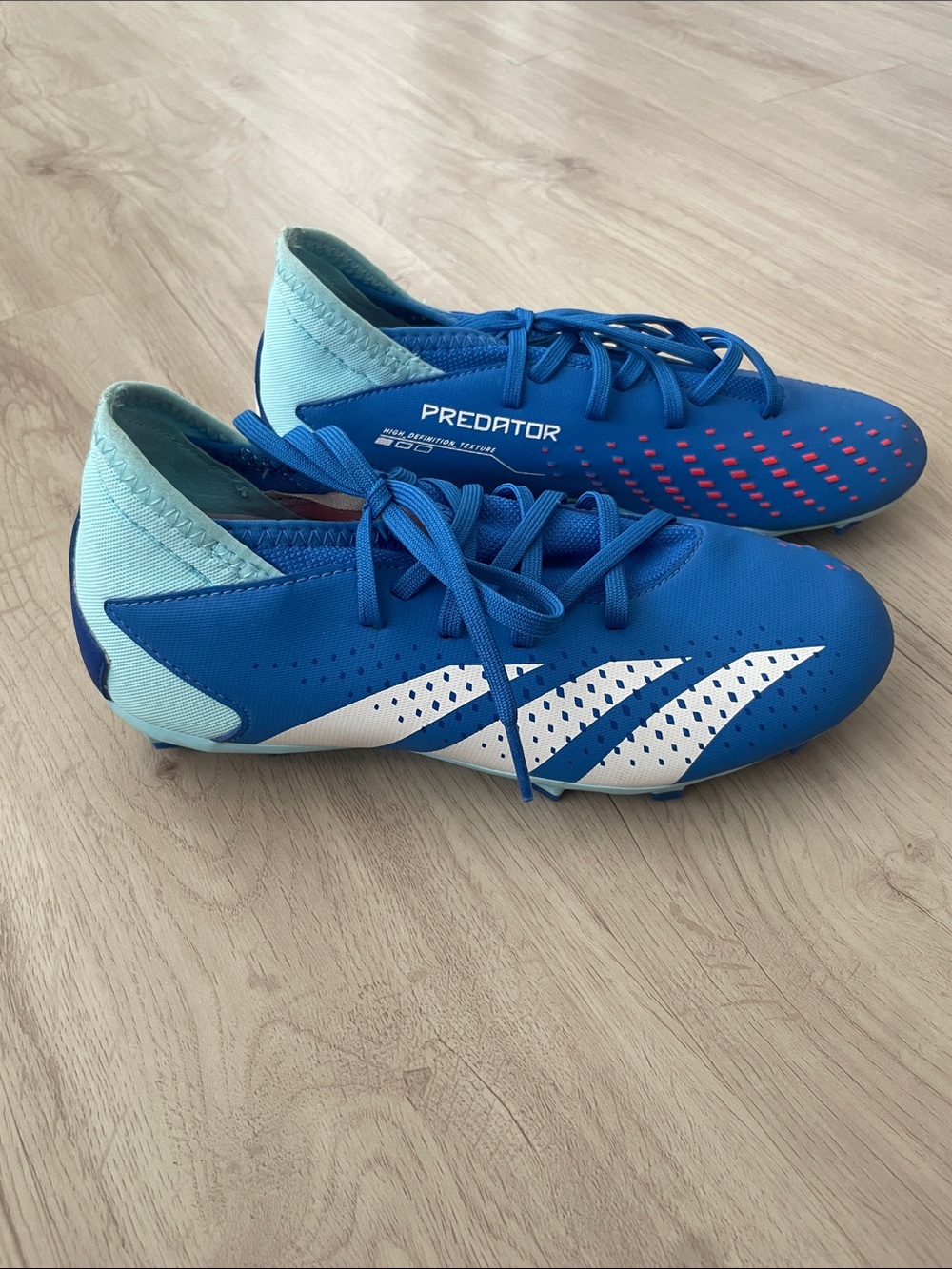 Adidas Predator Accuracy Kids Soccer Cleats in Blue and Light Blue